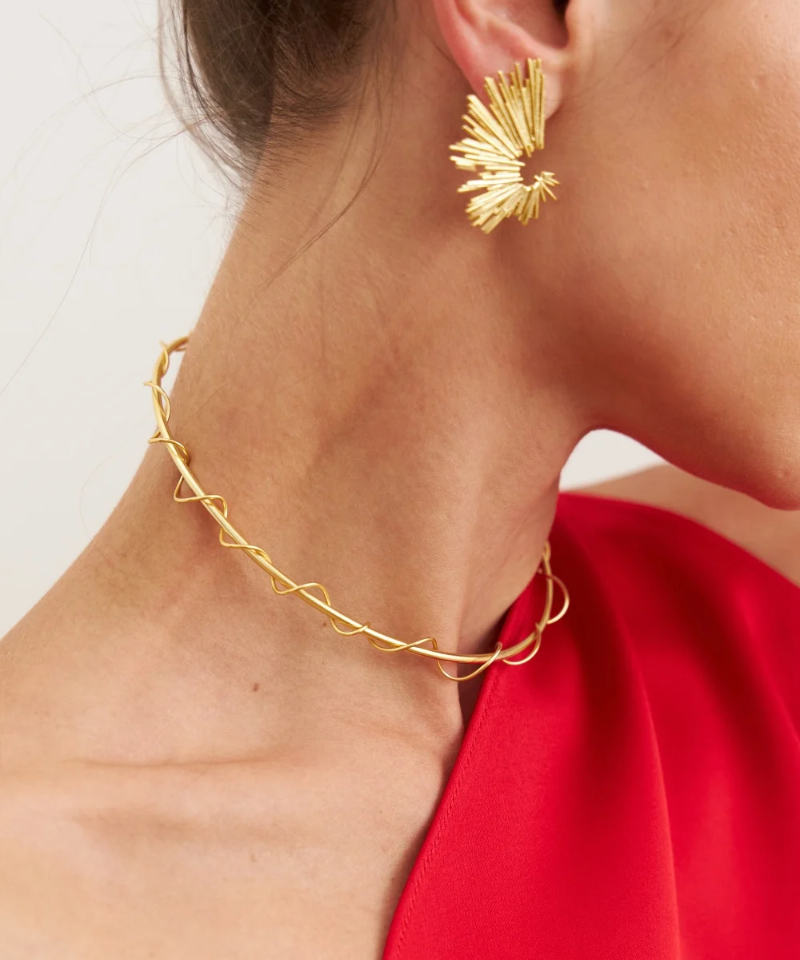 Чокер Золотая нить