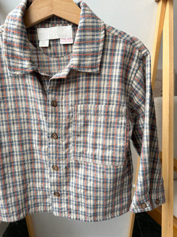 Хлопковая рубашка Zara, 98