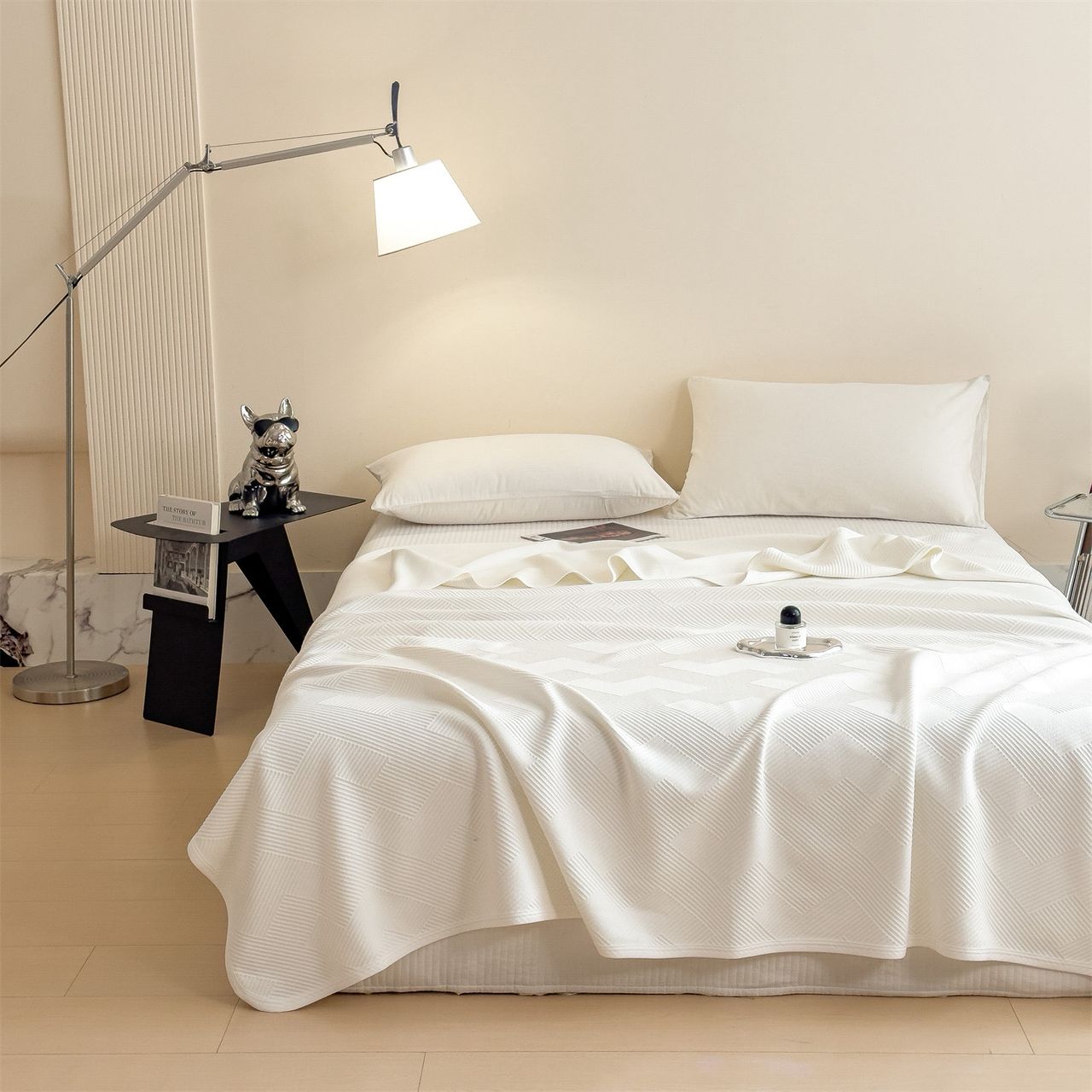 ZEPHYR HOME Плед-покрывало 200х230 трикотаж Белый