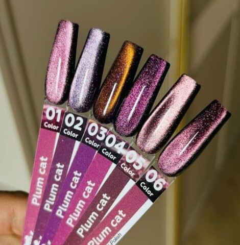 Гель-лак Plum Cat (Сливовая кошка) №02 07 мл, Mик