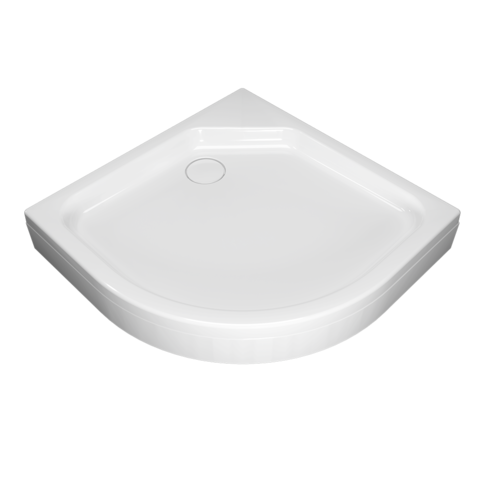 Поддон душевой 90х90 низкий акриловый с крышкой