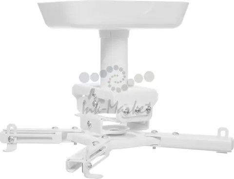 Кронштейн для проектора Cactus CS-PROF011S-WT белый макс.45кг потолочный поворот и наклон
