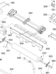 Epson - 1677403 - New & Original Main Platen Roller — фото 2