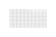 Панель ПВХ мозаика Промо белая 0,3х954х478мм (549б) упаковка из 10шт