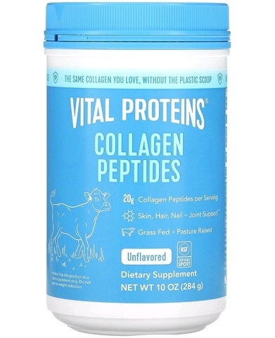Vital protein, Пептиды коллагена, без вкусовых добавок, 284 г (10 унций)