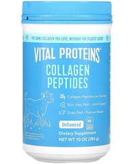 Vital protein, Пептиды коллагена, без вкусовых добавок, 284 г (10 унций)