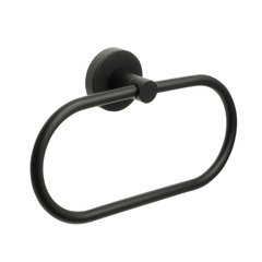 Полотенцедержатель кольцо черный Fixsen Comfort  Black (FX-86011) фото