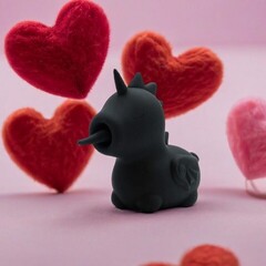 Вибромассажер Unihorn Wild Spirit со стимуляцией язычком