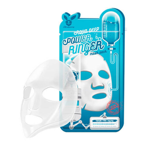 Elizavecca Aqua Deep Power Ringer Mask Pack - Увлажняющая тканевая маска для лица