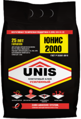 Клей плиточный Юнис 2000 5кг Unis