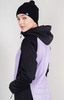 Премиальный костюм для лыж и зимнего бега Nordski Hybrid Hood Black/Lavender женский NSW853827-NSW875100