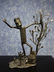 Статуэтка интерьерная Деревянник. Русские сказки. Ручная работа