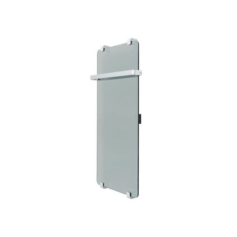 Allen Brau Infinity 288919 Полотенцесушитель электрический с рейлингом и креплением, цвет: серебро браш
