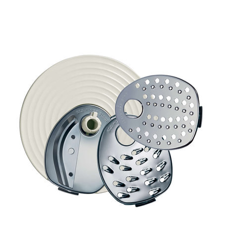 Кухонный комбайн PHILIPS HR7605/10, 350 Вт, чаша 2,1 л, 1 скорость, 5 насадок, белый