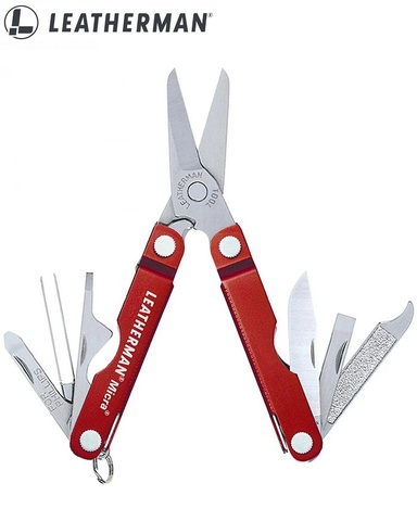 Мультитул Leatherman Micra 65 mm, 10 функций, красный (64330181N)