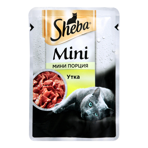 Sheba пауч для кошек мини порция с уткой 50г