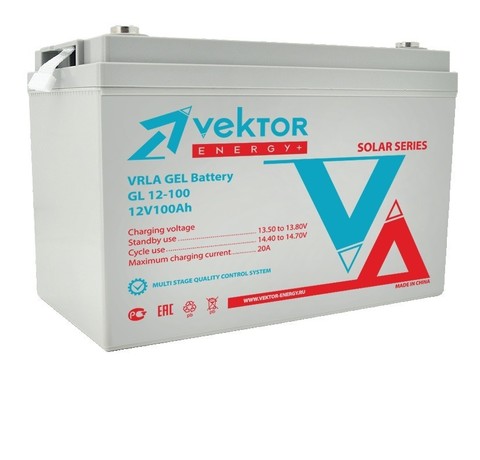 Аккумулятор VEKTOR ENERGY GL 12-90