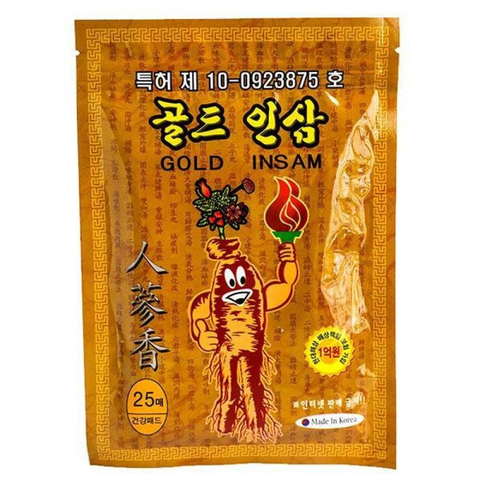 Daejeon Пластыри для тела Gold Red Ginseng набор