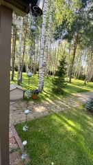 Дождевая цепь «Ковка. Корзинка и шар», серебристый
