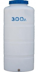 Ёмкость пластиковая пищевая АКПОЛ 300 л. вертикальная (58x58x132см;9кг;белый) - арт.555037