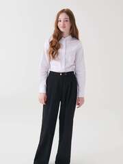 Брюки школьные прямые для девочки Next T40-768, Черный
