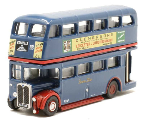 Oxford Browns Blue двухэтажный автобус N 1:160