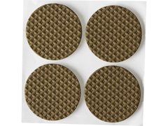 STAYER d 35 мм, 4 шт, коричневые, ЭВА, мебельные накладки (40914-35)