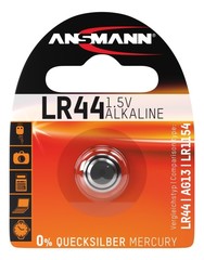 Батарейка LR44 ANSMANN 1.5V - 1шт