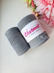 Grey Lite cotton cord 4 mm