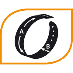 Ferplast ошейник VOGUE FLAT CF15/29 из натуральной кожи, фуксия