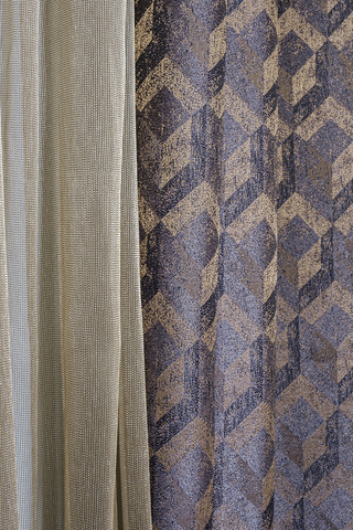 Тюль 275х320 Garda Decor Roma золотая