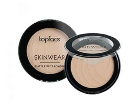 Topface Пудра матовая Skinwear Matte Effect тон 01, светло-бежевый- РТ265 (10 г)