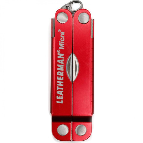 Мультитул Leatherman Micra 65 mm, 10 функций, красный (64330181N)