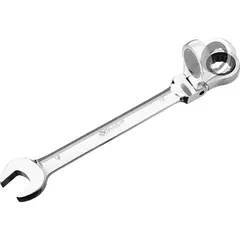 ЗУБР 7 шт, 8 - 19 мм, набор шарнирных трещоточных гаечных ключей, Профессионал (27101-H7)