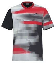 Детская теннисная футболка Head Boys Vision Topspin T-Shirt - black/print vision