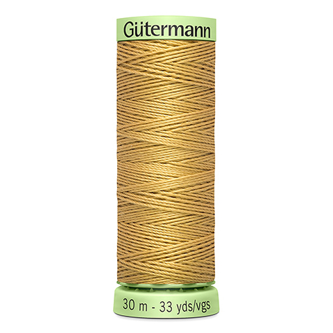 Нить Top Stitch 30/30 м для декоративной отстрочки, Gutermann, 893 бежево-желтый