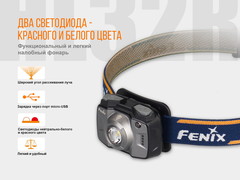 Налобный фонарь Fenix HL32Rg серый