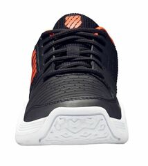 Детские теннисные кроссовки K-Swiss Court Express Omni - jet black/spicy orange/white