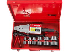 ЗУБР 2000 / 1000 Вт, паяльник для полипропиленовых труб, 6 насадок в комплекте (АСТ-2000)