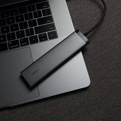 Концентратор Xiaomi MIIIW 7 в 1 Type-C - HDMI/USB 3.0/TF/SD Card Reader/ PD