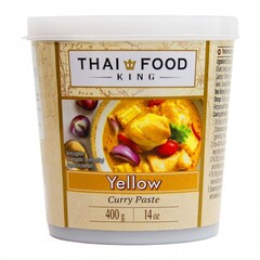 Паста Желтый карри Тай Фуд Кинг, 400г / Yellow Curry Paste Thai Food King, 400g