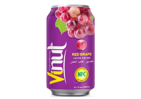 Напиток сокосодержащий VINUT Red Grape juice drink, 330мл