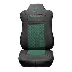 Чехлы DONGFENG GX (экокожа, черный, зеленая вставка)