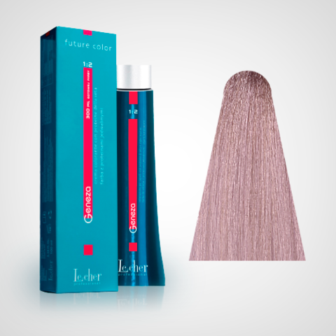 Крем-краска для волос с протеинами шелка 10.11U (10/UP) Ультра светлый платиновый блонд GENEZA Le Cher Professional 100 мл