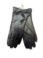 Перчатки. Женские. Материал верха: Кожаные. Подклад: Плюш-флис. Очень мягкие. 10 шт в упаковке.