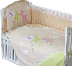 Комплект в кроватку "Little Friend" (бежевый)