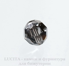 5000 Бусина - шарик с огранкой Сваровски Crystal Silver Night 8 мм