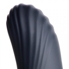 Thunderplugs Slider Sliding Shaft Anal Plug - анальный вибромассажер с движущимся кольцом, 19.8х3.8 см (чёрный)