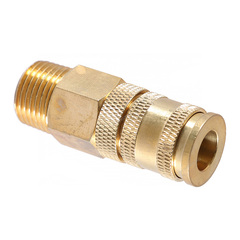 NORDBERG (NPF24B) Разъем "мама" быстросъемный - резьба M1/2", с фиксатором, латунь
