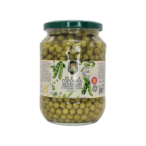 Горошек зеленый 750г ст/б Юнона